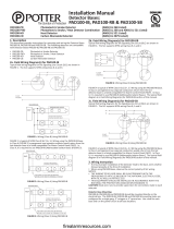 Potter PAD100-IB Addressable Detector Base User manual
