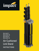 Impact SLS-AC Serise Air Cushioned Link Stand Operating instructions