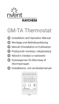 nvent GM-TA Thermostat User manual