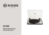 REKKORD M 500 Sub Chassis Turntable User manual