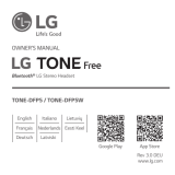 LG TONE-DFP5W User manual