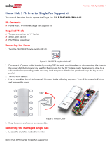 SolarEdge SolarEdge Home Hub, Three Phase Inverter Single Fan Support Kit User guide