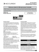 Accurex 485177 Microprocessor Controller User guide
