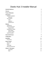 Dwelo DGW101-3 User manual