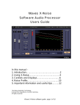 Waves X-Noise Software Audio Processor User guide