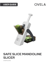 OVELAOVSAFSLCERA Safe Slice Mandoline Slicer