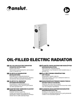 Anslut 014811 Oil Filled Electric Radiator User manual