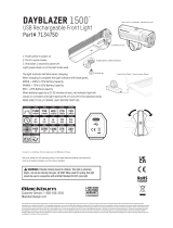 Blackburn 7134750 Dayblazer 1500 USB Rechargeable Front Light User manual