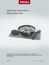Miele M 7140 TC Operating instructions