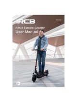 RCB R10X Electric Scooter User manual