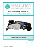 DESSALATOR Duo-100 Marine Watermaker User manual