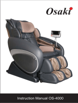 Osaki OS-4000 Zero Gravity Executive Fully Body Massage Chair User manual