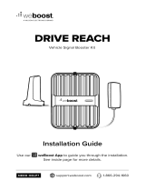 weBoost 470154 Drive Reach Vehicle Signal Booster Kit Installation guide