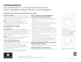 GE Appliances VFD31GDSRWW Commercial 7.7 cu. ft. Capacity Gas Dryer User manual