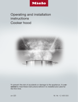 Miele DAW 1620 Active Operating instructions