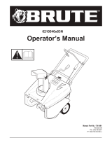 Simplicity SINGLE STAGE SNOWTHROWER User manual