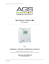 AGS CH4CO-50 Mini Merlin Dual Gas Detector User manual
