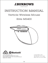 J.Burrows Elite MS400 Verticle Wireless Mouse User manual