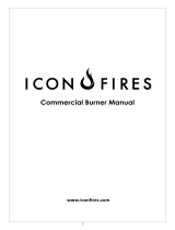 ICON FIRES IFMB614 Commercial Burner User manual