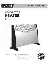 Aim ACH20- 2000 W Convector Heater User manual