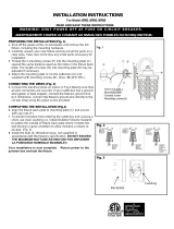 Minka 8762-166 Installation guide