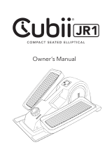Cubii F3A2AQU Jr1 Compact Seated Elliptical Owner's manual