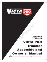 Simplicity TRIMMER, VICTA PRO User manual