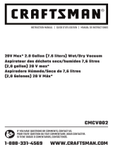 Craftsman CMCV002 Wet-Dry Vacuum User manual