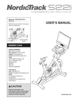 NordicTrack NTEX02422-INT User manual