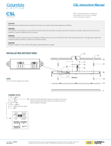 Columbia Lighting COL-CSL8-8040 CSL Striplight User manual