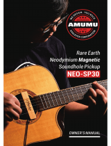 Amumu NEO-SP30 RareEarth Neodymium Magnetic Soundhole Pickup Owner's manual