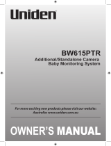 Uniden BW615PTR Additional or Standalone Camera Baby Monitoring System Owner's manual