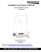 Generac XVT076A03 User manual