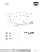 GYS GYSPOT COMBI ARCPULL Owner's manual