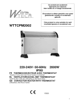 Warm Tech WTTCPM2002 User manual