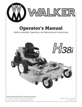 Walker H38i User manual