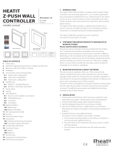 heatit CONTROLS Z-Push Wall Controller User manual
