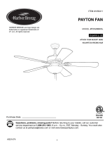 Harbor BreezeFD52MBK5L Flush Mount Ceiling Fan