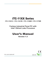 Arbor Technology iTC-1121R/1150R/1170R User manual