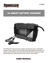 Traveller 1714477 6A Smart Battery Charger User manual