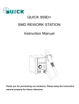 Quick 959D+ SMD Rework Station User manual