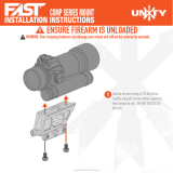 Unity Comp Series Mount Optic Mounts And Platforms User manual