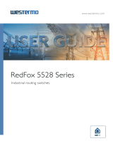 Westermo RedFox-5528-F16G-T12G-MV User guide