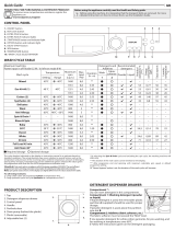 Hotpoint NSWE845CWSUKN Washing Machine User manual