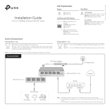 TP-LINK TL-SF1005P 5-Port 10-100Mbps Desktop PoE-PoE+ Switch Installation guide