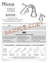 Pfister Saxton RT6-5GLY Specification and Owner Manual