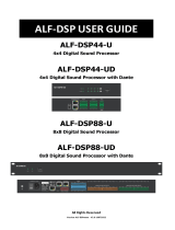 ALFAtron ALF-DSP44-U 4×4 Digital Sound Processor User manual