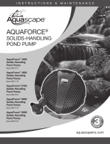 AquaScape AquaForce 1000 Solids Handling Pond Pump User manual