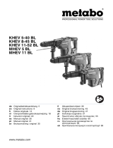Metabo KHEV 5-40 BL Combi Hammer User manual