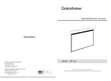 Grandview Cyber Series Manual Pull-down Screen User manual